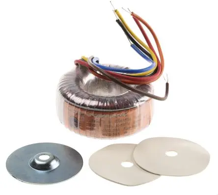 Produktfoto 1 von Nuvotem Talema Ringkerntransformator, Primär 230 V ac / Sekundär 2 x 6 V ac 2 Ausg. 30 VA, 2.5A 0.45 kg 60 Hz 50 Hz
