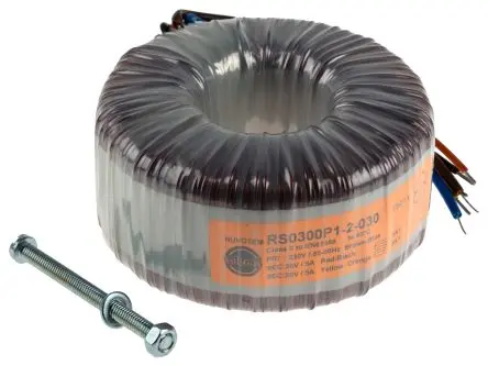 Produktfoto 1 von Nuvotem Talema Ringkerntransformator, Primär 230 V ac / Sekundär 2 x 30 V ac 2 Ausg. 300 VA, 6A 2.3 kg 60 Hz 50 Hz