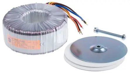 Produktfoto 1 von Nuvotem Talema Ringkerntransformator, Primär 230 V ac / Sekundär 2 x 50 V ac 2 Ausg. 1000 VA, 10A 6.5 kg 450 Hz