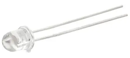 Produktfoto 1 von Optek OP290 IR-Diode, 5 mm (T-1 3/4), 890 nm, 2-Pin, Durchsteckmontage 1-LEDs