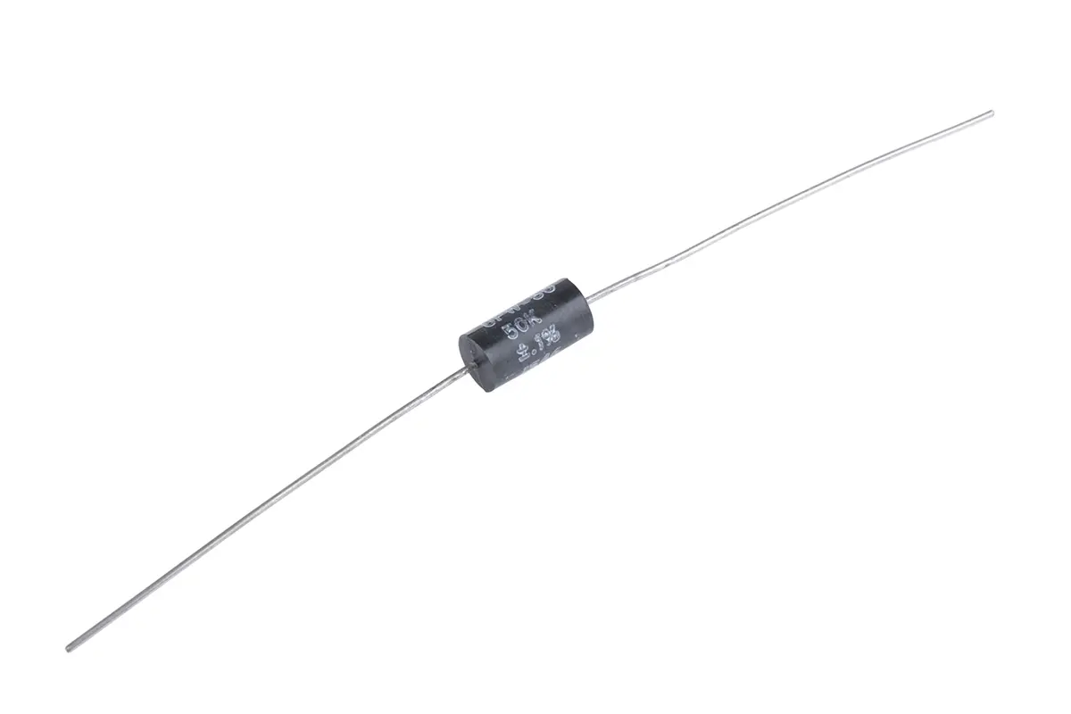 Produktfoto 1 von TE Connectivity UPW50 Gewickelt Widerstand, Axial 50 kΩ 0.1 % / 0.5 W