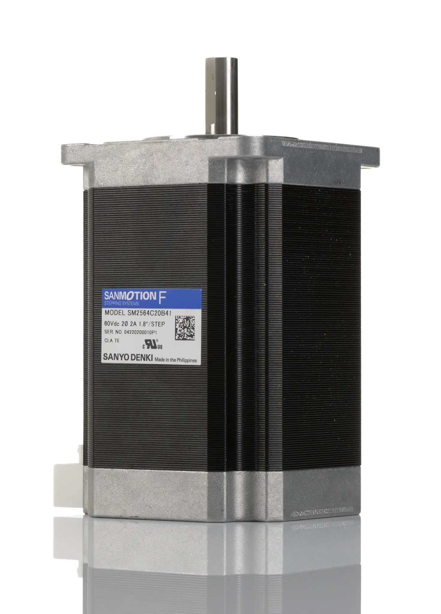 Produktfoto 1 von Sanyo Denki SM2564 1.8 ° Schrittmotor 24 V dc / 2 A 2.5 Nm, 56 x 56 mm Wellen-Ø 7.5 mm
