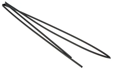 Produktfoto 1 von TE Connectivity RNF-3000 Wärmeschrumpfschlauch, Polyolefin Schwarz, Ø 3 mm Schrumpfrate 3:1, Länge 1.2m
