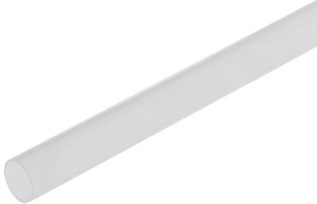 Produktfoto 1 von TE Connectivity RNF-3000 Wärmeschrumpfschlauch, Polyolefin Klar, Ø 6 mm Schrumpfrate 3:1, Länge 1.2m