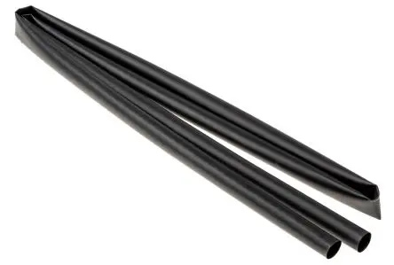 Produktfoto 1 von TE Connectivity RNF-3000 Wärmeschrumpfschlauch, Polyolefin Schwarz, Ø 12 mm Schrumpfrate 3:1, Länge 1.2m