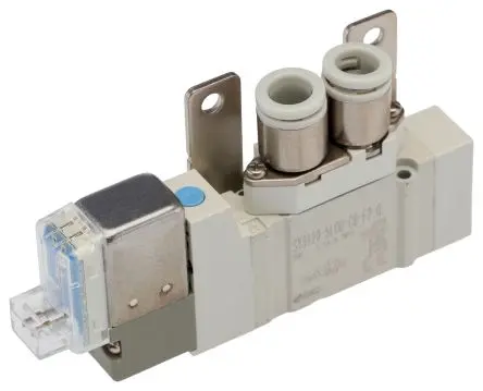 Produktfoto 1 von SMC SY3000 Pneumatik-Steuerventil, Elektromagnet-betätigt