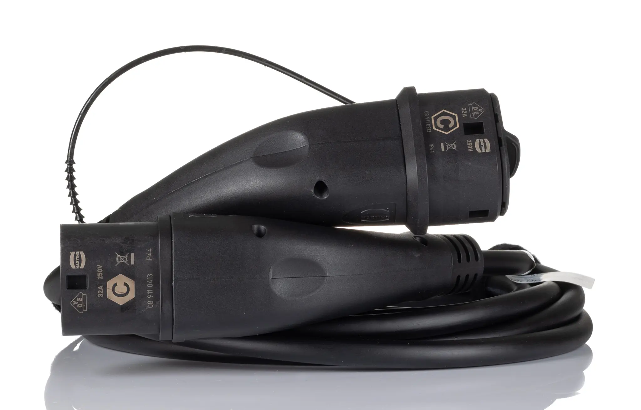 Produktfoto 1 von HARTING EV-Ladekabel 22 kW, 32 A Nennstrom, 7.5 m, Abgeschlossen, IP44