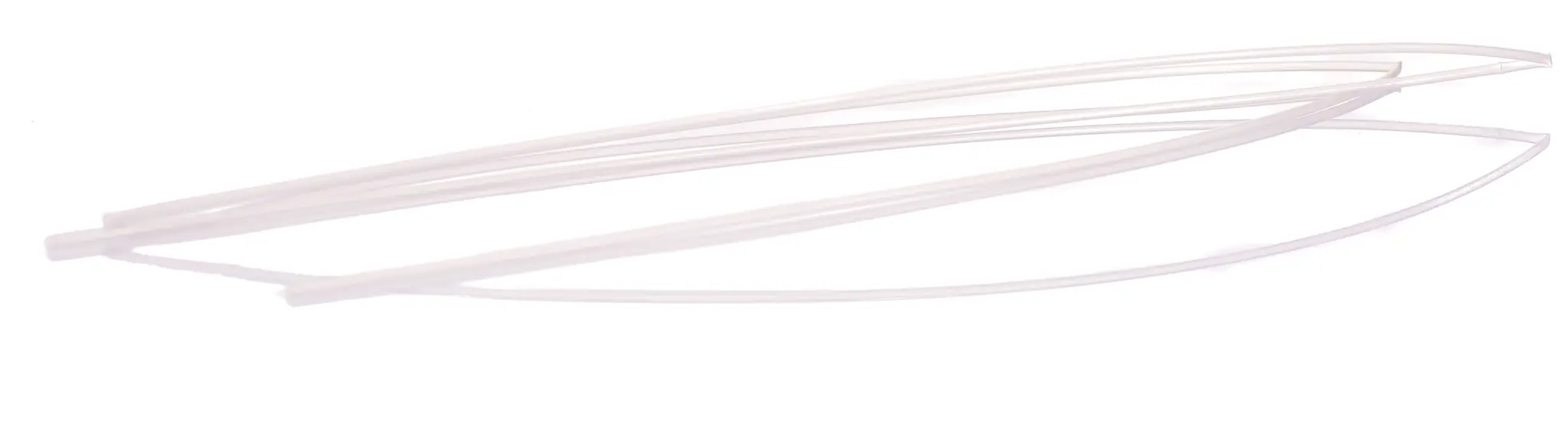 Produktfoto 1 von RS PRO KYNAR Wärmeschrumpfschlauch, Polyvinylfluorid Klar, Ø 1.2 mm Schrumpfrate 2:1, Länge 1.2m