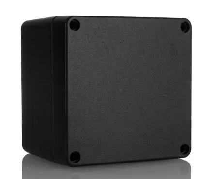 Produktfoto 1 von Hammond 1590Z Aluminium Universal-Gehäuse Gehäuse Schwarz Außenmaß 100 x 100 x 80mm IP68