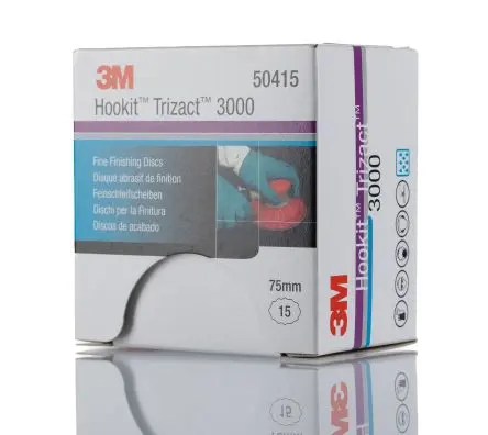 Produktfoto 1 von 3M Trizact Siliziumkarbid Folienscheibe Schleifscheibe Ø 75 mm, Korngröße 7 μm Fein