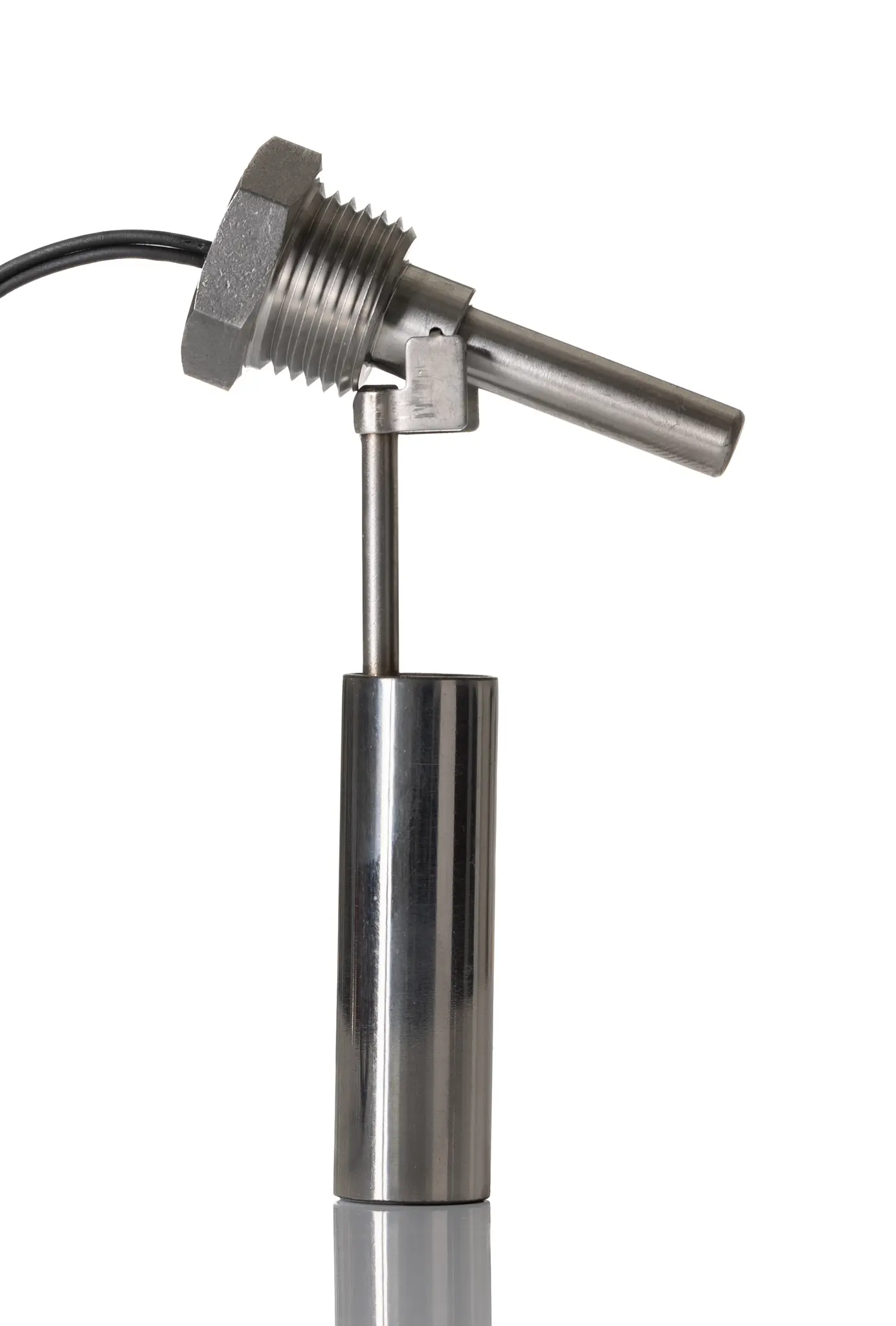 Produktfoto 1 von RS PRO Schwimmerschalter Seitlich 350 V dc, Nein, -40 °C 300 V ac → 125 °C, mit 1 m Leitung