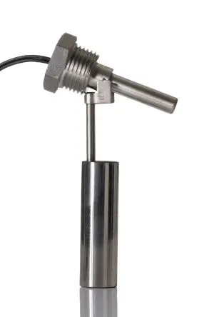 Produktfoto 1 von RS PRO Schwimmerschalter Seitlich 350 V dc, Nein, -40 °C 300 V ac → 125 °C, mit 1 m Leitung