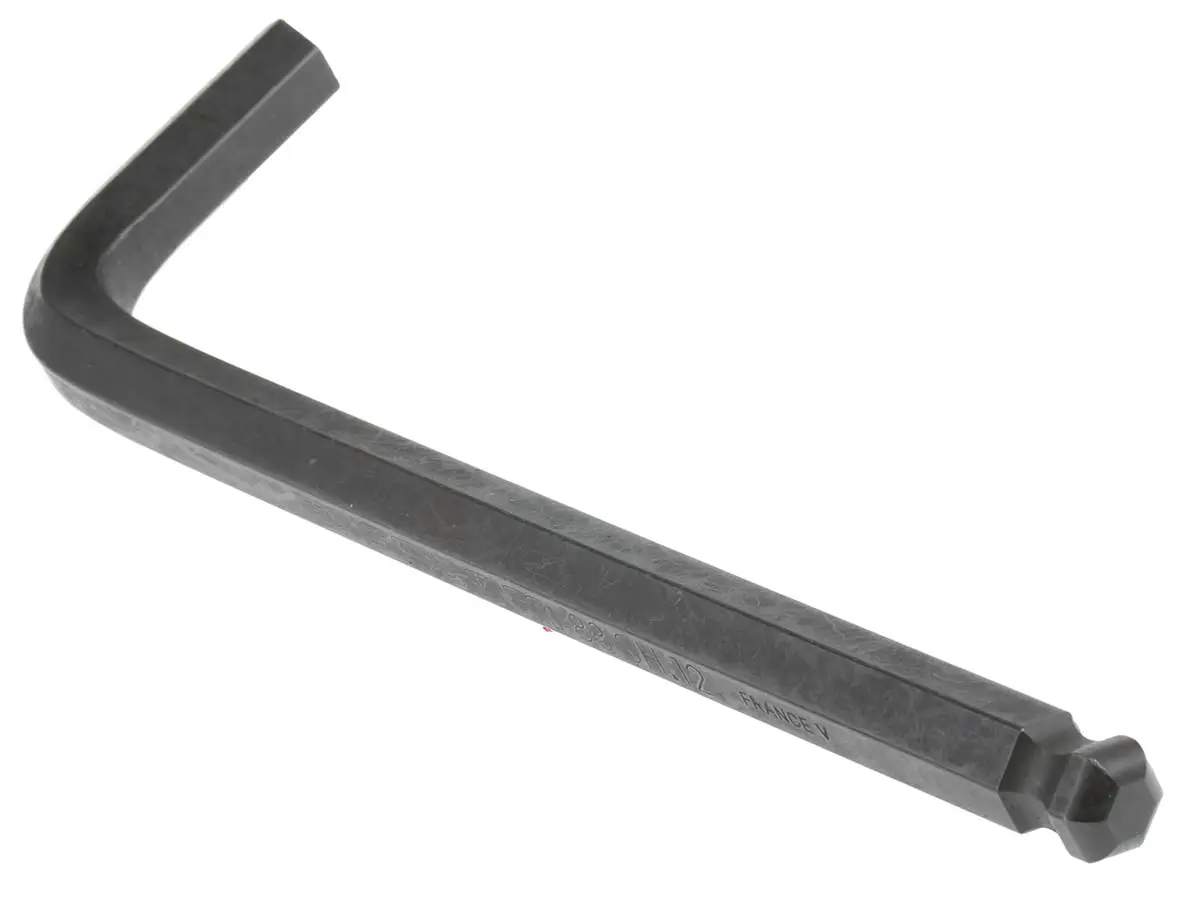 Produktfoto 1 von Facom metrisch  Innensechskant-Schlüssel 12mm L-Form lang Kugelkopf