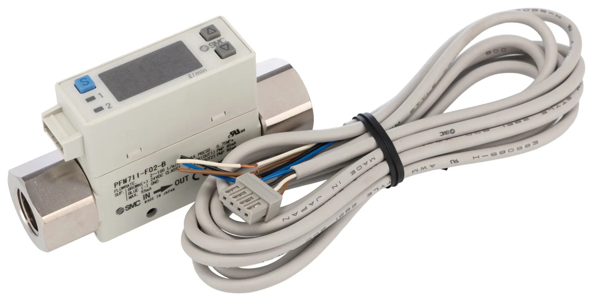 Produktfoto 1 von SMC PFM Durchflussregler 100 L/min 24 V