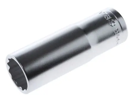 Produktfoto 1 von Facom 1/2 in 12-Kant Buchse SW 19 mm Vierkant x 18mm