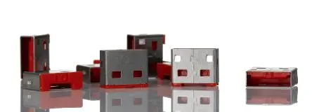 Produktfoto 1 von RS PRO, Gerade EAN-13 6017627437465 USB-Sperrvorrichtung Stecker USB Typ A 1 USB