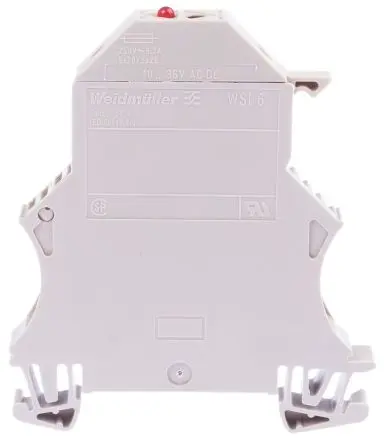 Produktfoto 1 von Weidmüller WSI Reihenklemme mit Sicherungshalter 1 Beige, 2.5mm², 36V dc Schraubbefestigung Abgesichert