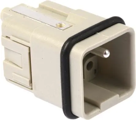 Produktfoto 1 von HARTING Han Q Industrie-Steckverbinder Kontakteinsatz Stecker, 6-polig 16A, Kabel, Steckverbindereinsatz