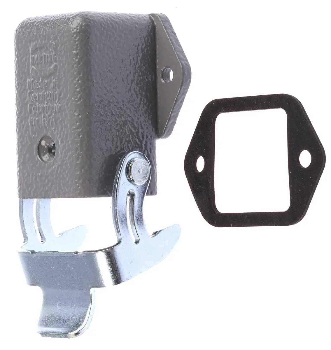 Produktfoto 1 von HARTING Han A Gehäuse für robusten Stromversorgungsstecker 1 Hebel 1, Anbaugehäuse 3A Anbaugehäuse, IP44, IP40