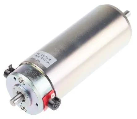 Produktfoto 1 von RS PRO Bürstenmotor bis 370 mNm, 24 VDC / 183 W, Wellen-Ø 8mm x 145mm
