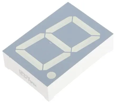 Produktfoto 1 von Kingbright LED-Anzeige 7 Segmente 1 Zeichen Anode, Grün, Rot 625nm 16000μcd, 24000 μcd Zeichenbreite 22 mm Rechts