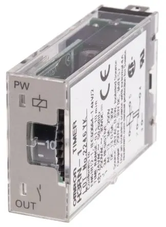 Produktfoto 1 von Omron H3RN Zeitrelais 24 V ac 24V ac, 0.1 s to 10 min, 1 Kont. Multifunktion, 1-poliger Umschalter