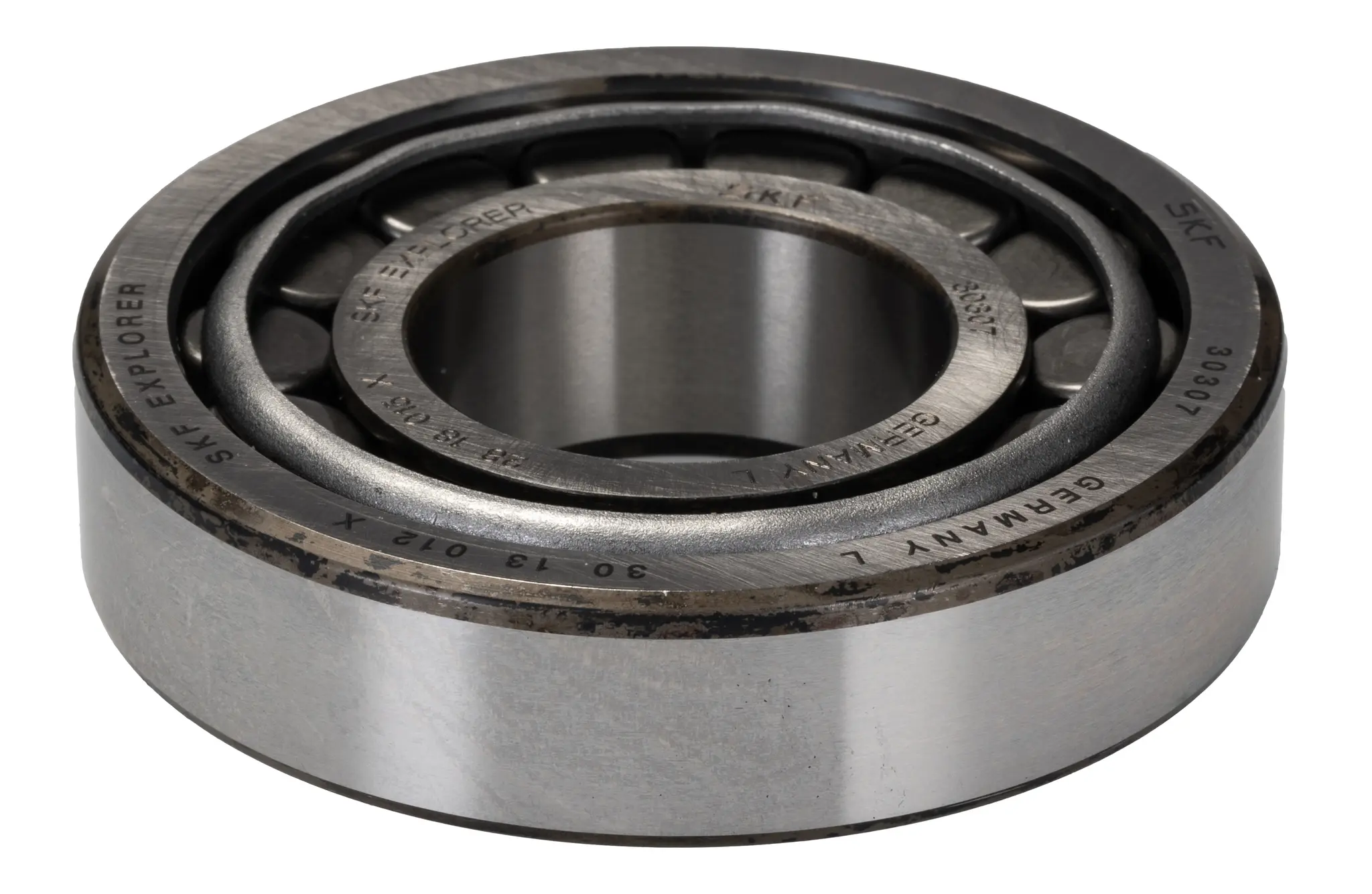 Produktfoto 1 von SKF Kegelrollenlager Kegelrollen 1-reihig 88.9 KN Stahl 18 mm TRB / Außen-Ø 80 mm Außen-ø  73.5 kN 22.75 mm 9000rpm,