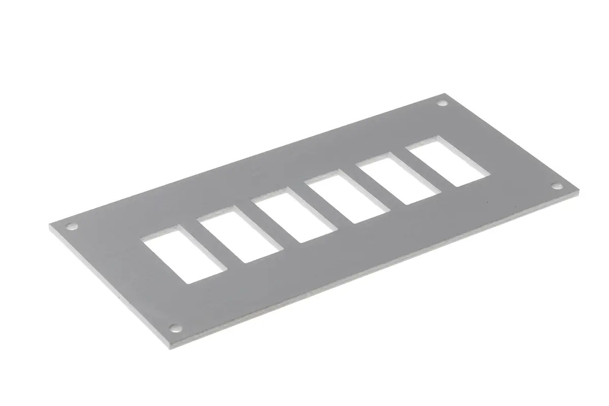 Produktfoto 1 von RS PRO Standardgröße Thermoelement-Panel für Bis zu 6 Fasziensteckdosen