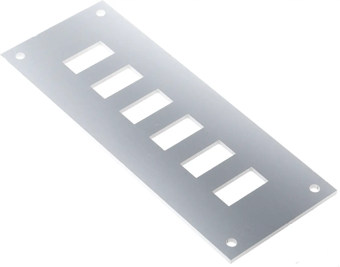 Produktfoto 1 von RS PRO Miniatur Thermoelement-Panel für Bis zu 6 Fasziensteckdosen