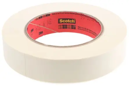 Produktfoto 1 von 3M SCOTCH 214 Scotch 214 Papier Abdeckband Beige, Stärke 0.15 mm Gummi-Kleber 25mm x 55 m