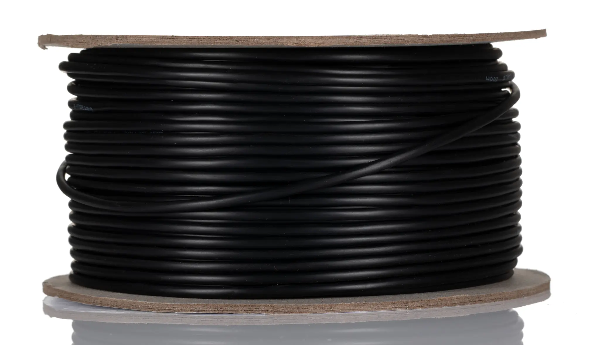 RS PRO DEF STAN Mehrkern-Industriekabel, 2-adrig 0.22 mm² Schwarz Ungeschirmt, 100 m, Polyvinylchlorid