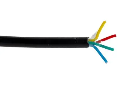 Produktfoto 1 von RS PRO DEF STAN Mehrkern-Industriekabel, 4-adrig 0.22mm² Schwarz Ungeschirmt, 100 m, Polyvinylchlorid