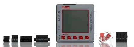 Produktfoto 1 von RS PRO AP35 Energiemessgerät LCD-Hintergrundbeleuchtung 92 mm x 92 mm Energiemessgerät, 3-stellig / 3-phasig 4 Eing.