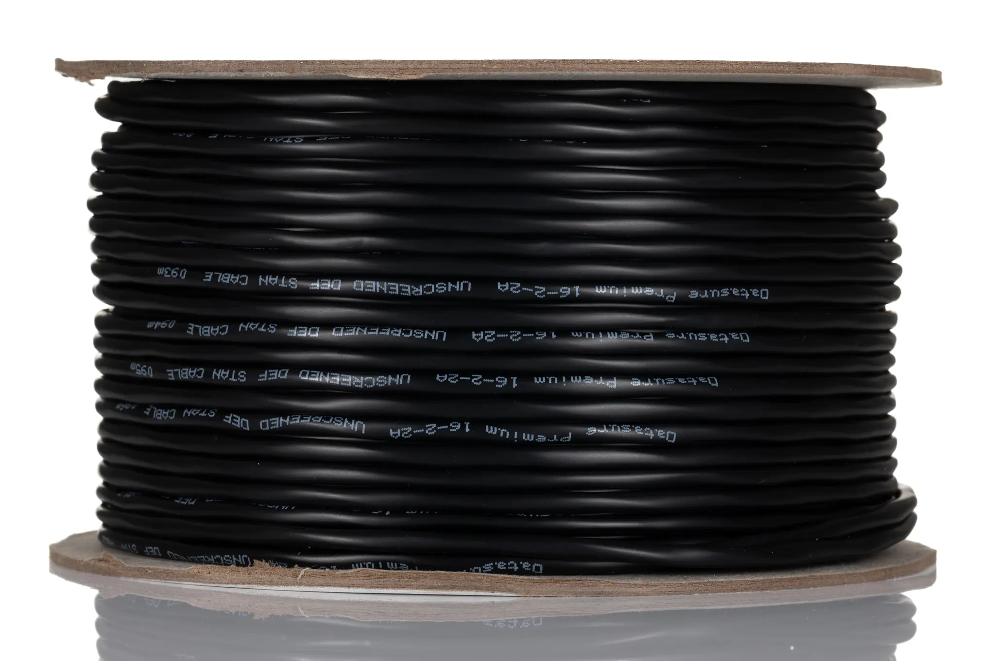 Produktfoto 1 von RS PRO DEF STAN Mehrkern-Industriekabel, 2-adrig 0.5 mm² Schwarz Ungeschirmt, 100 m, Polyvinylchlorid