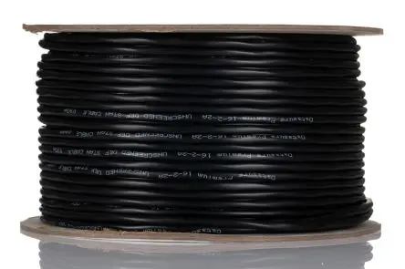 Produktfoto 1 von RS PRO DEF STAN Mehrkern-Industriekabel, 2-adrig 0.5mm² Schwarz Ungeschirmt, 100 m, Polyvinylchlorid
