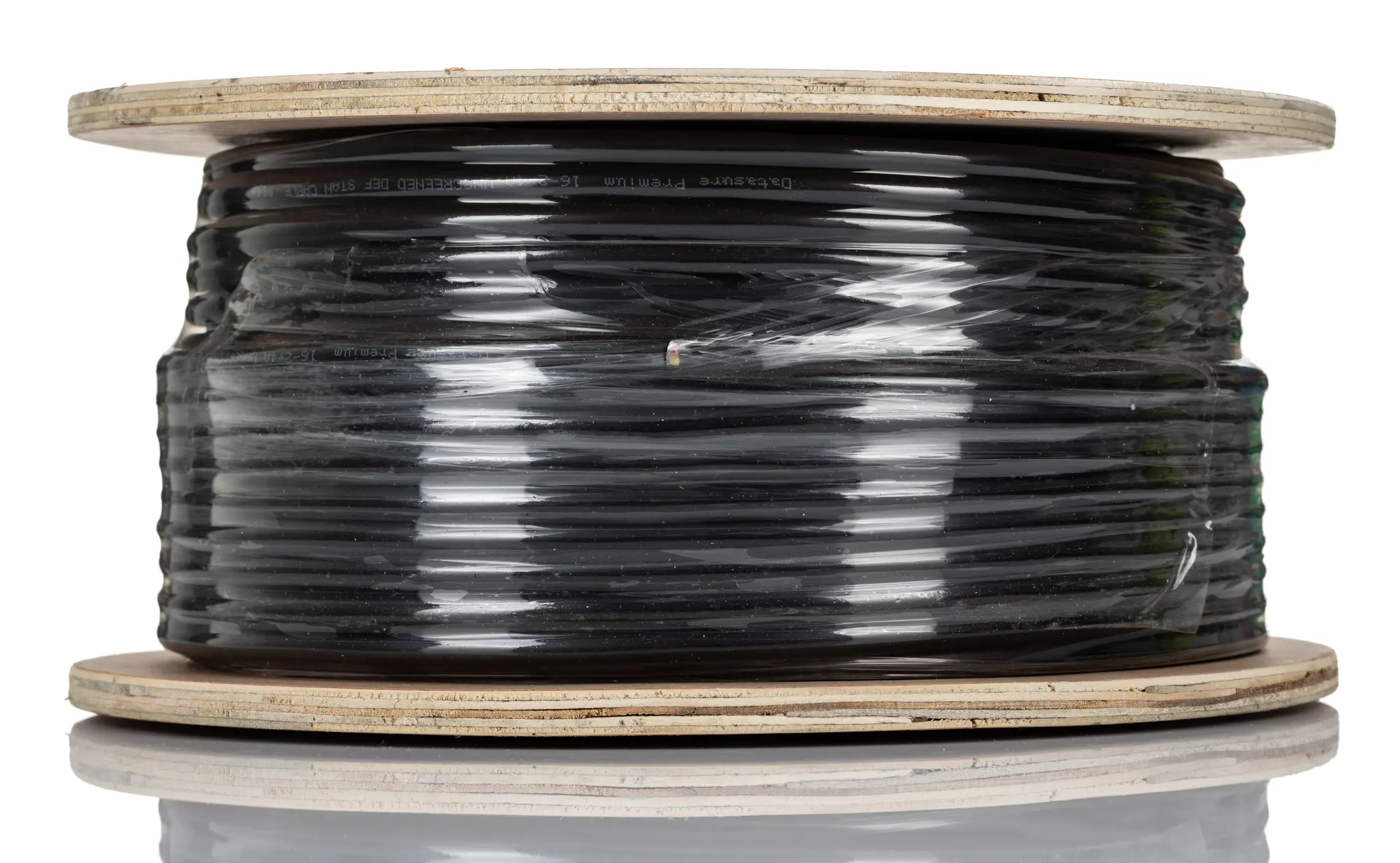 Produktfoto 1 von RS PRO DEF STAN Mehrkern-Industriekabel, 4-adrig 0.5 mm² Schwarz Geschirmt, 100 m, Polyvinylchlorid