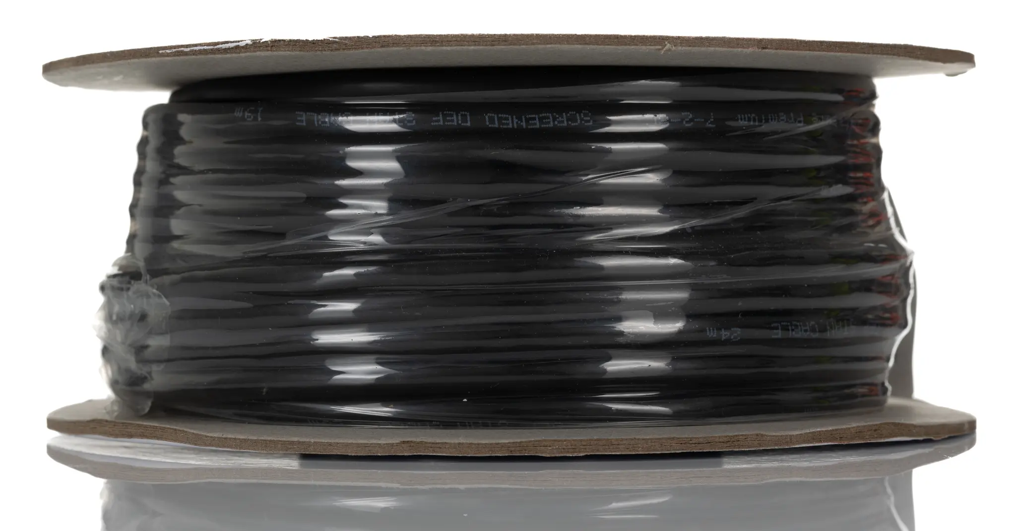 Produktfoto 1 von RS PRO DEF STAN Mehrkern-Industriekabel, 4-adrig 0.5 mm² Schwarz Geschirmt, 25 m, Polyvinylchlorid
