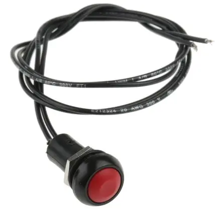 Produktfoto 1 von APEM IP Druckschalter Tastend Panel Ø 13.6 mm, SPST / 5A 50 V dc 250 V ac, IP67