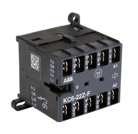 Produktfoto 1 von ABB KC6-22Z-F Hilfsschütz 125V dc-Spule, 4-polig / 4 A 690V 2 Schließer/2 Öffner 4-Hilfskontakte