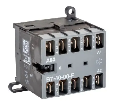Produktfoto 1 von ABB B Schütz 24V dc-Spule, 4-polig / 20 A 24V 5.5 kW 4 Schließer Steuergerät 8-Hilfskontakte