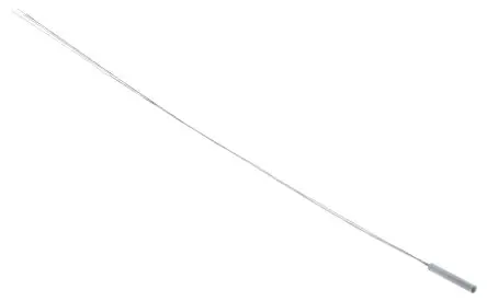 Produktfoto 1 von RS PRO Pt100 Widerstandsthermometer Platin Ø 5 mm 4 x 35 mm Class B, -50 °C → 450 °C, 450 mm Leitung