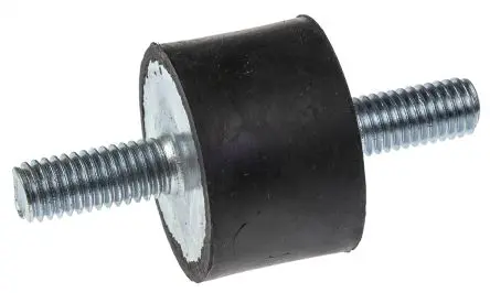 Produktfoto 1 von FIBET Fibet Naturgummi Gummipuffer, Außen-/Außengewinde Puffer M8 x 20 mm 95.2 daN, Ø 30 mm x 20 mm, 60 IRHD / bis 23.8