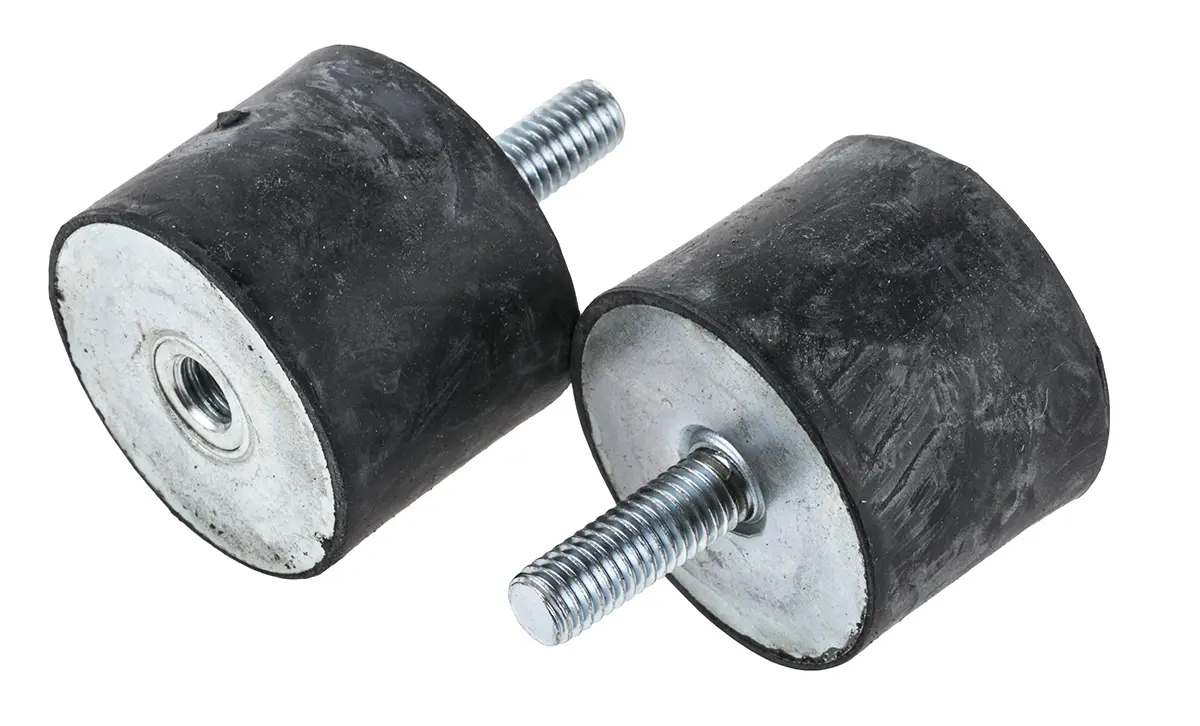 Produktfoto 1 von FIBET Gummi Vibrationsdämpfer M8, Ø 40mm x 53mm