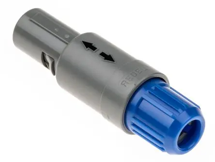 Produktfoto 1 von LEMO Redel P 1 Rundsteckverbinder Stecker 2-polig Stecker 10A Kabel IP50
