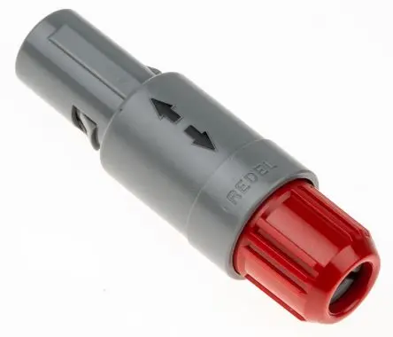 Produktfoto 1 von LEMO Redel P 1 14 mm Rundsteckverbinder Stecker 2-polig Stecker 10A Kabel IP50