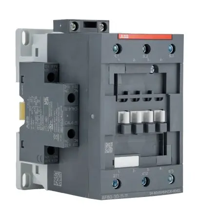 Produktfoto 1 von ABB AF Schütz 1000V-Spule, 3-polig / 125 A 60V 37 kW 3 Schließer Motorsteuerung 2-Hilfskontakte