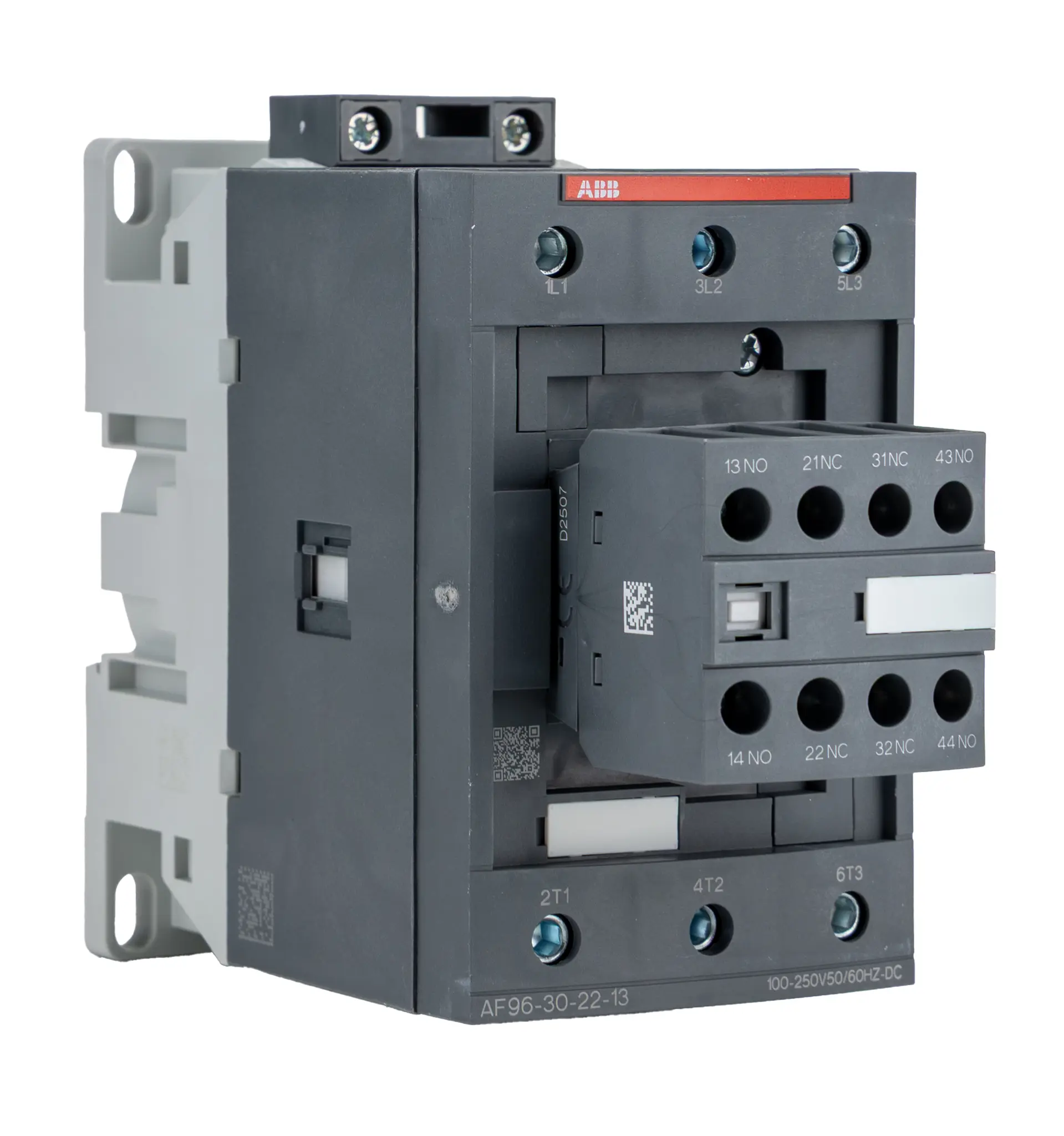 ABB AF Schütz 250 V-Spule, 3-polig / 130 A 250 V 45 kW 3 Schließer Motorsteuerung 4-Hilfskontakte