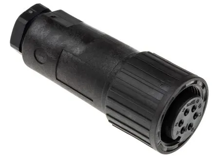 Produktfoto 1 von Hirschmann, CM Silber MIL-Spec Rundsteckverbinder Gerade, 6-polig, 50V ac/dc, Kabel Stecker, MIL-DTL-5015, Schwarz