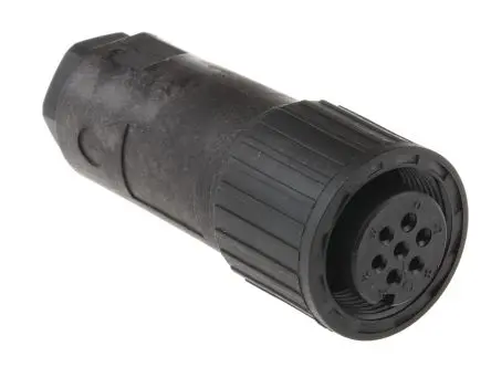 Produktfoto 1 von Hirschmann, CM Kupfer MIL-Spec Rundsteckverbinder Gerade, 7-polig, 50V ac, Kabel, Gehäuse 14 Buchse, MIL-DTL-5015,