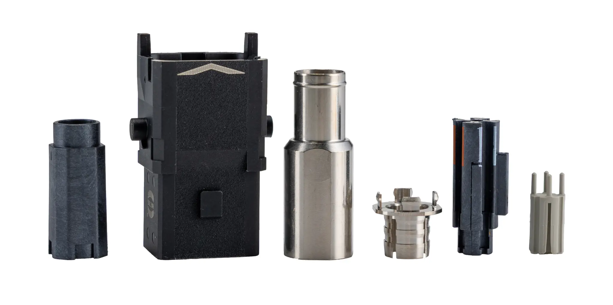Produktfoto 1 von HARTING Han 1A Industrie-Steckverbinder Kontakteinsatz, 4-polig 4A Stecker, Einsätze